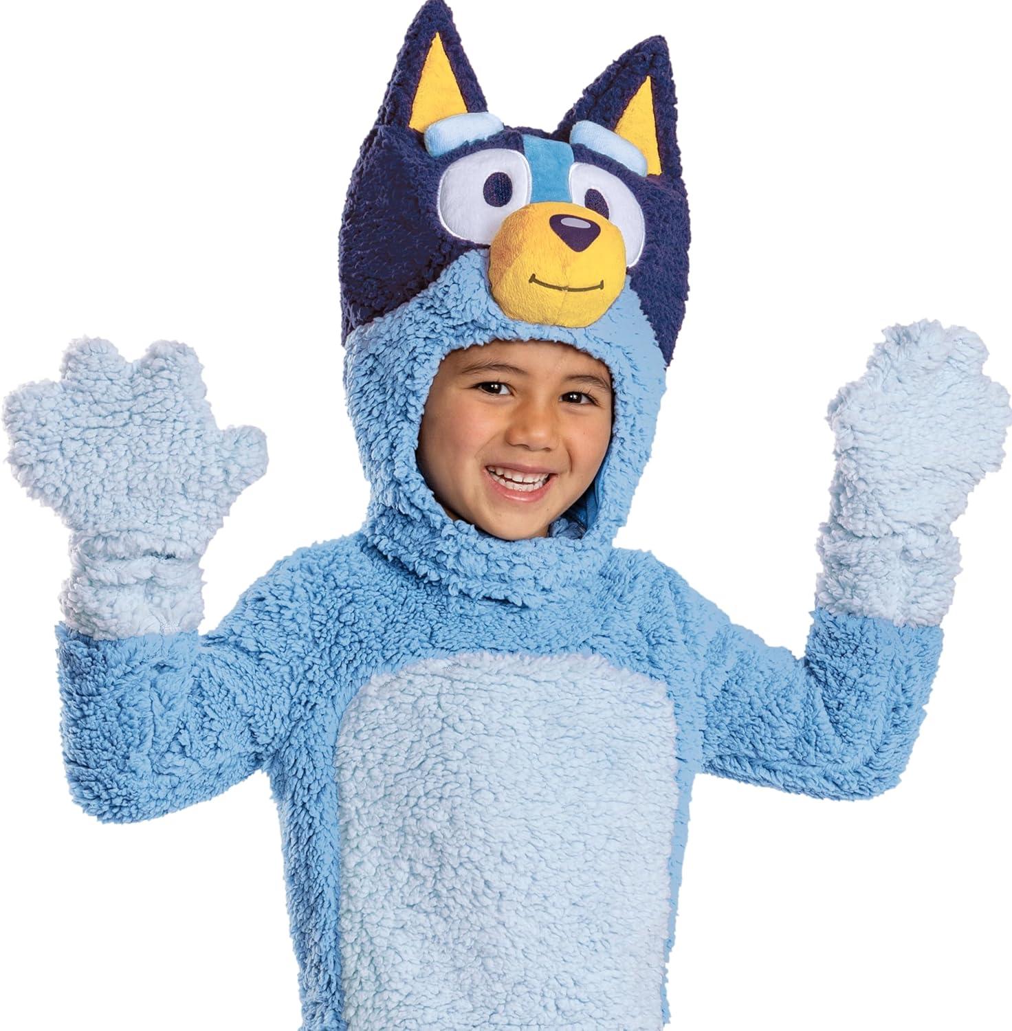 image:imageDeluxe Bluey Toddler Costume with Headpiece amp Tail Officially Licensed Kids Bluey Outfit for Halloween amp Play