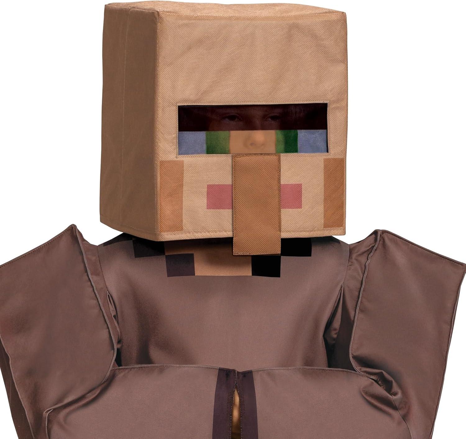image:imageDisguise Boys Minecraft Villager Costume Official Minecraft Deluxe Kids Costume