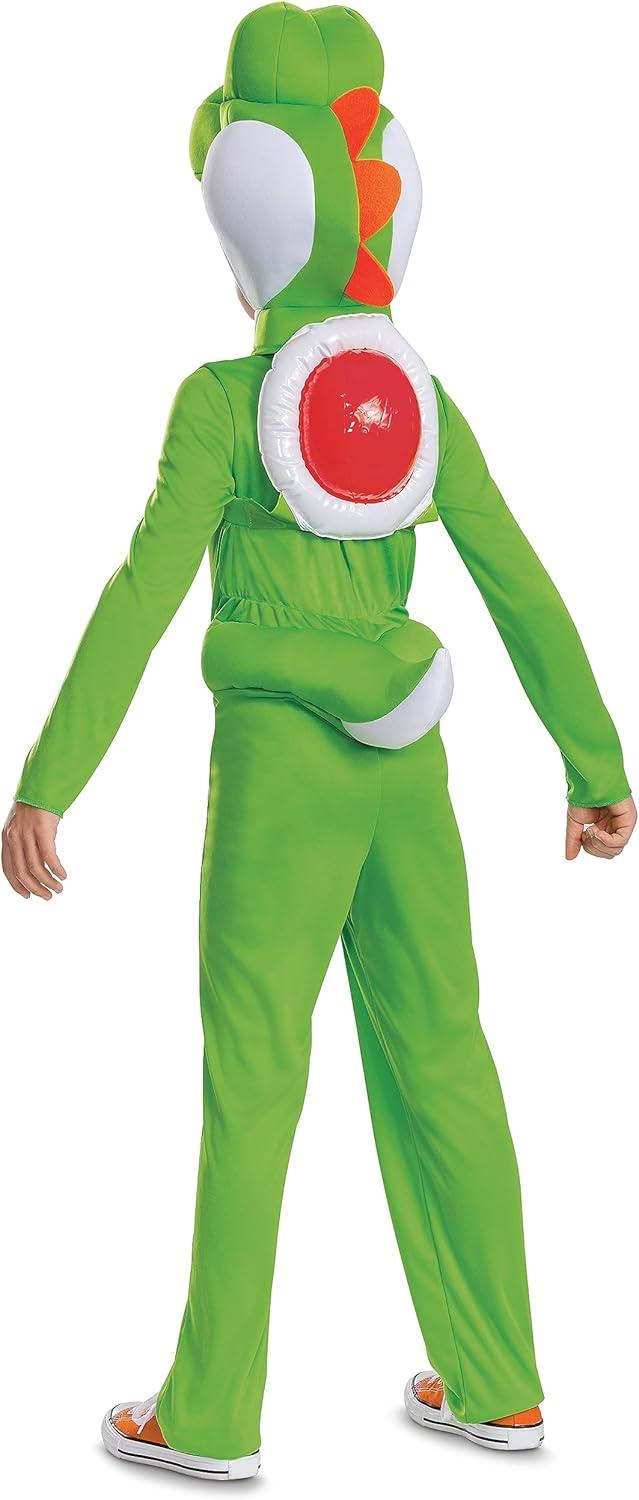 image:imageDisguise Boys Yoshi Costume Official Super Mario Bros Deluxe Kids Costume With HeadpieceYoshi