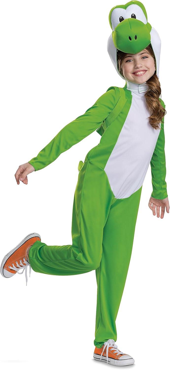 image:imageDisguise Boys Yoshi Costume Official Super Mario Bros Deluxe Kids Costume With HeadpieceYoshi