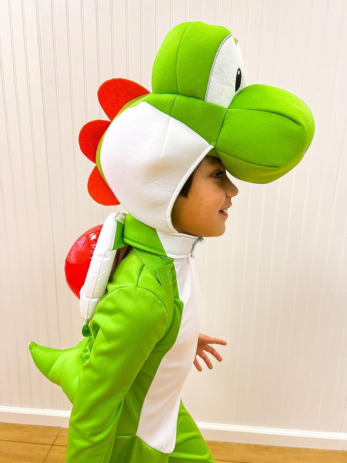 image:imageDisguise Boys Yoshi Costume Official Super Mario Bros Deluxe Kids Costume With HeadpieceYoshi