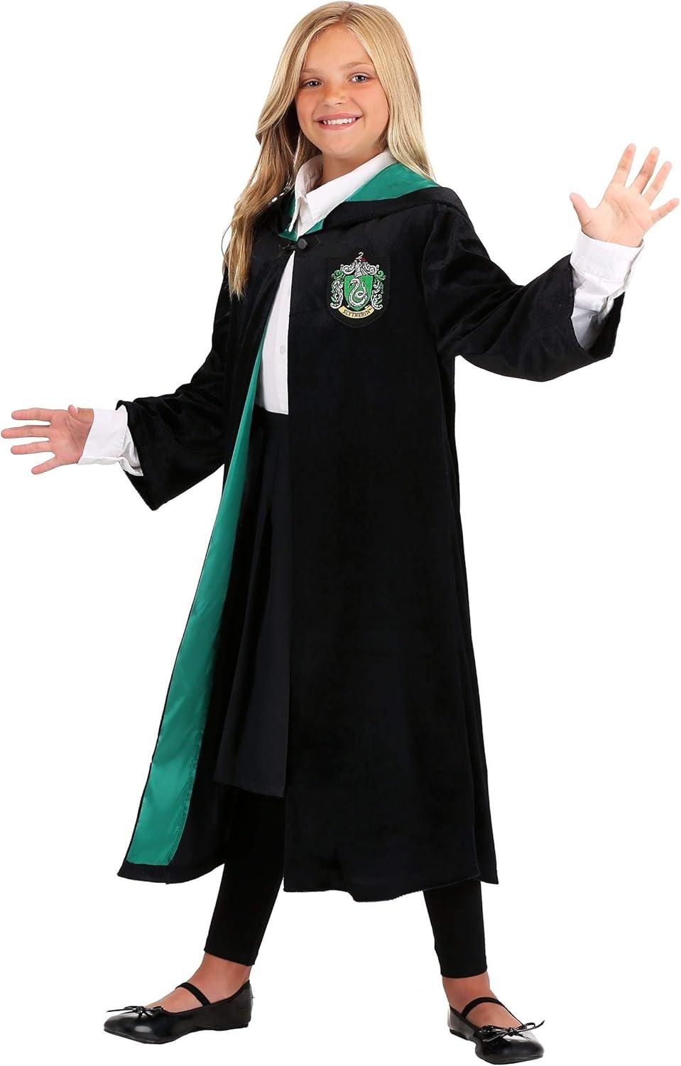 image:imageHarry Potter Kids Hogwarts House Robe Costumes Child Gryffindor Slytherin Ravenclaw amp Hufflepuff RobesSlytherin