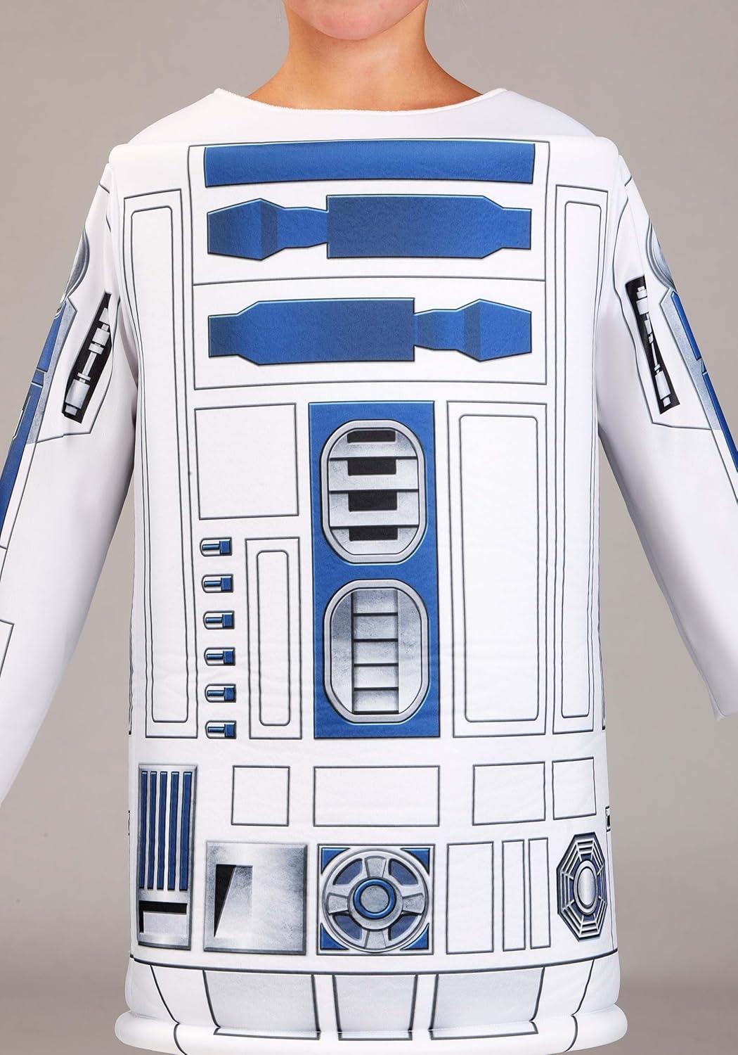 image:imageJazwares Kids R2D2 Costume Official Star Wars Astromech Droid Outfit wPrinted Tunic amp Matching CapMedium