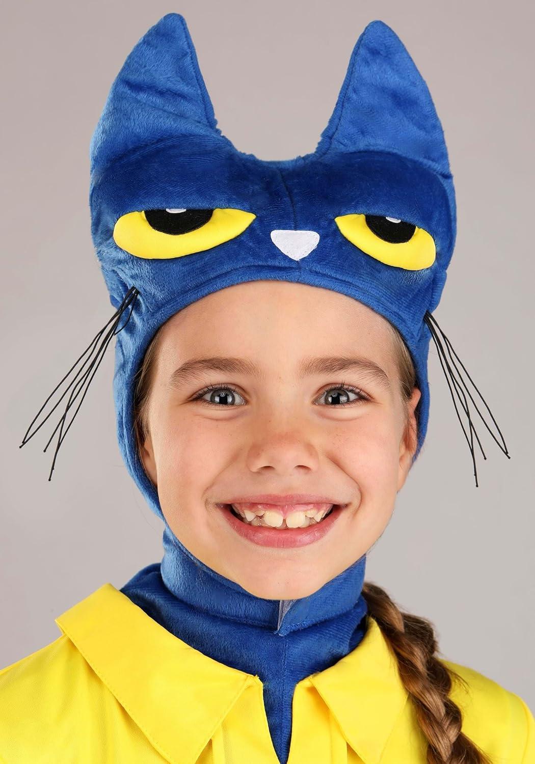image:imagePete the Cat Kids Cat Costume Unisex Cute Blue Animal Halloween Outfit