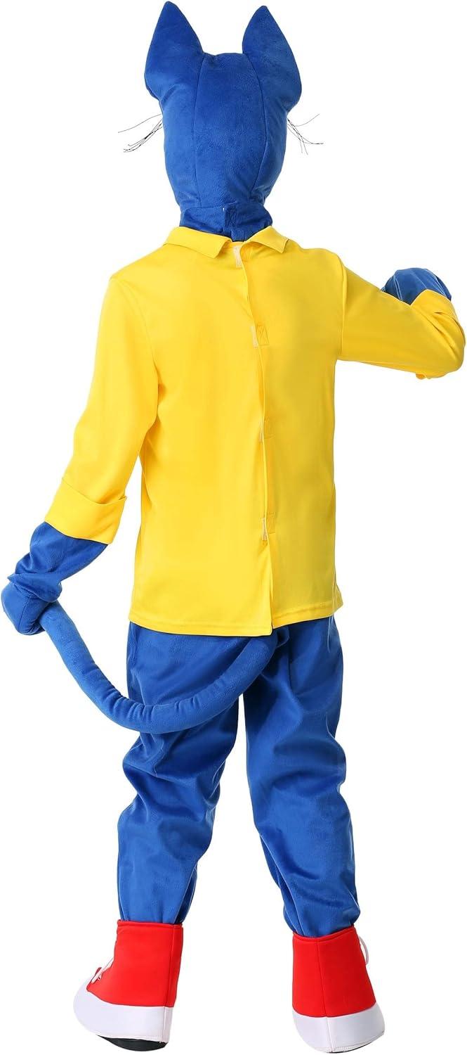 image:imagePete the Cat Kids Cat Costume Unisex Cute Blue Animal Halloween Outfit