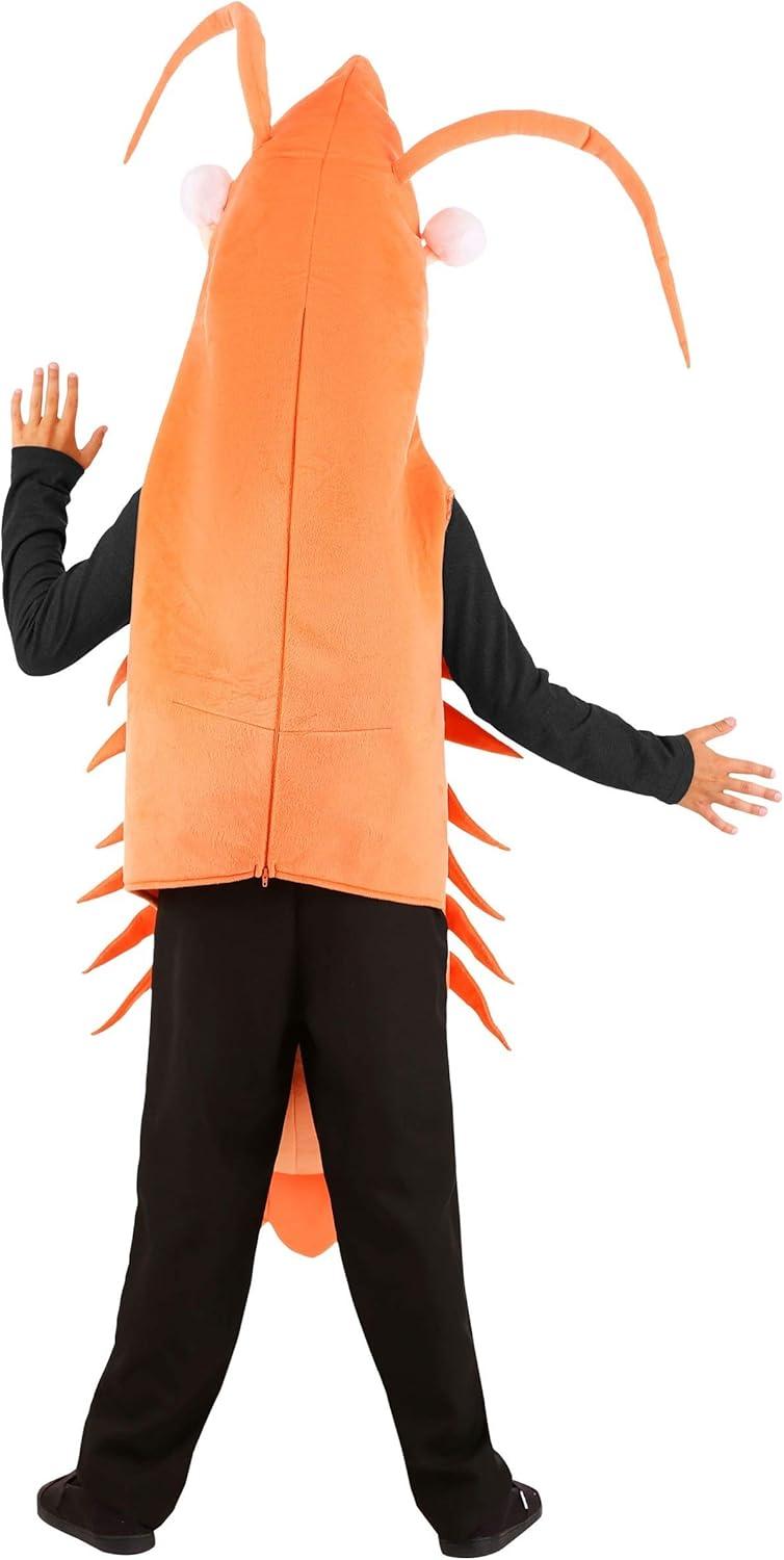 image:imageSeafood Sensation Child Shrimp Costume Fun Hooded Tunic amp Soft Eyes