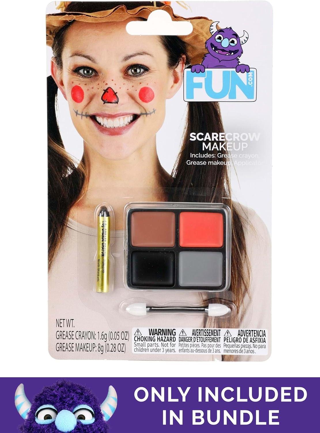 image:imageWizard of Oz Scarecrow Kids CostumeBundle W Makeup Kit