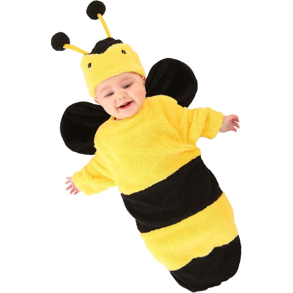 image:imageBumble Bee Infant Costume Plush Bunting amp Hat Set