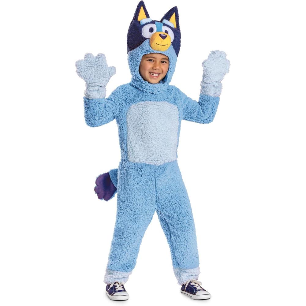 image:imageDeluxe Bluey Toddler Costume with Headpiece amp Tail Officially Licensed Kids Bluey Outfit for Halloween amp Play