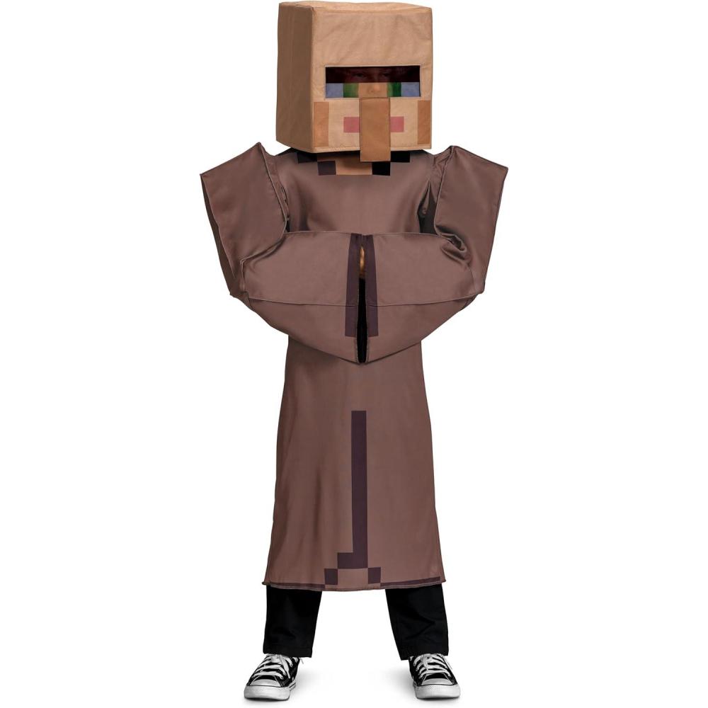 image:imageDisguise Boys Minecraft Villager Costume Official Minecraft Deluxe Kids Costume