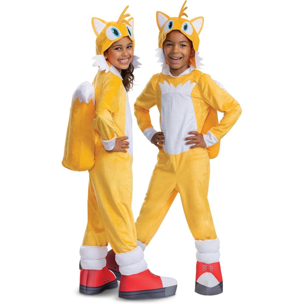image:imageDisguise Kids Sonic 2 Tails Costume Child Miles Tails Prower Cosplay Outfit Boys amp Girls Video Game Character CostumeRandom