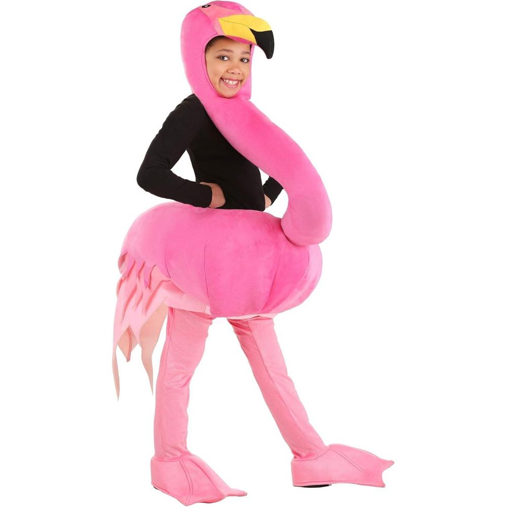 image:imageKids Exclusive Graceful Flamingo Costume Creative Bird Halloween OutfitFlamingo