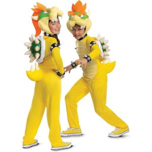 Disguise Boys Bowser Costume, Official Super Mario Bros Deluxe Kids Costume With Headpiece(Bowser)