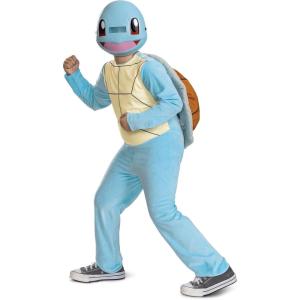 Disguise Boys Kids Pokemon Squirtle Costume | Boys Squirtle Cosplay | Starter Pokemon Costume | Inflatable Shell & Headpiece(Squirtle)