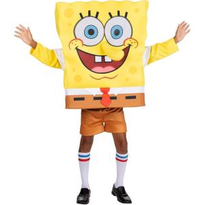 Kids SpongeBob Deluxe Costume | Character Outfit with 3D Nose and Printed Details Halloween