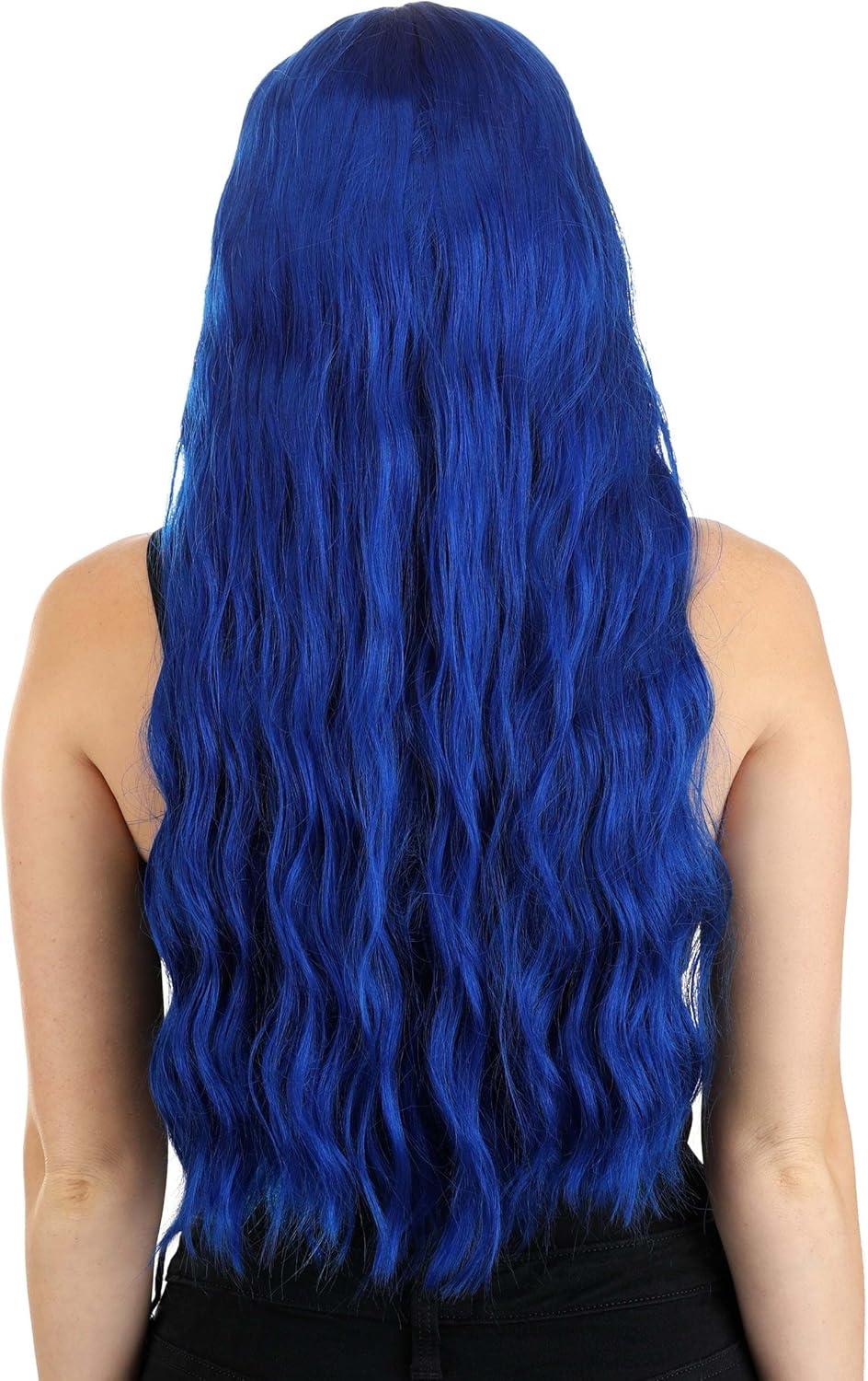 image:imageFun Costumes Royal Blue Full Wavy Womens Wig StandardStandard