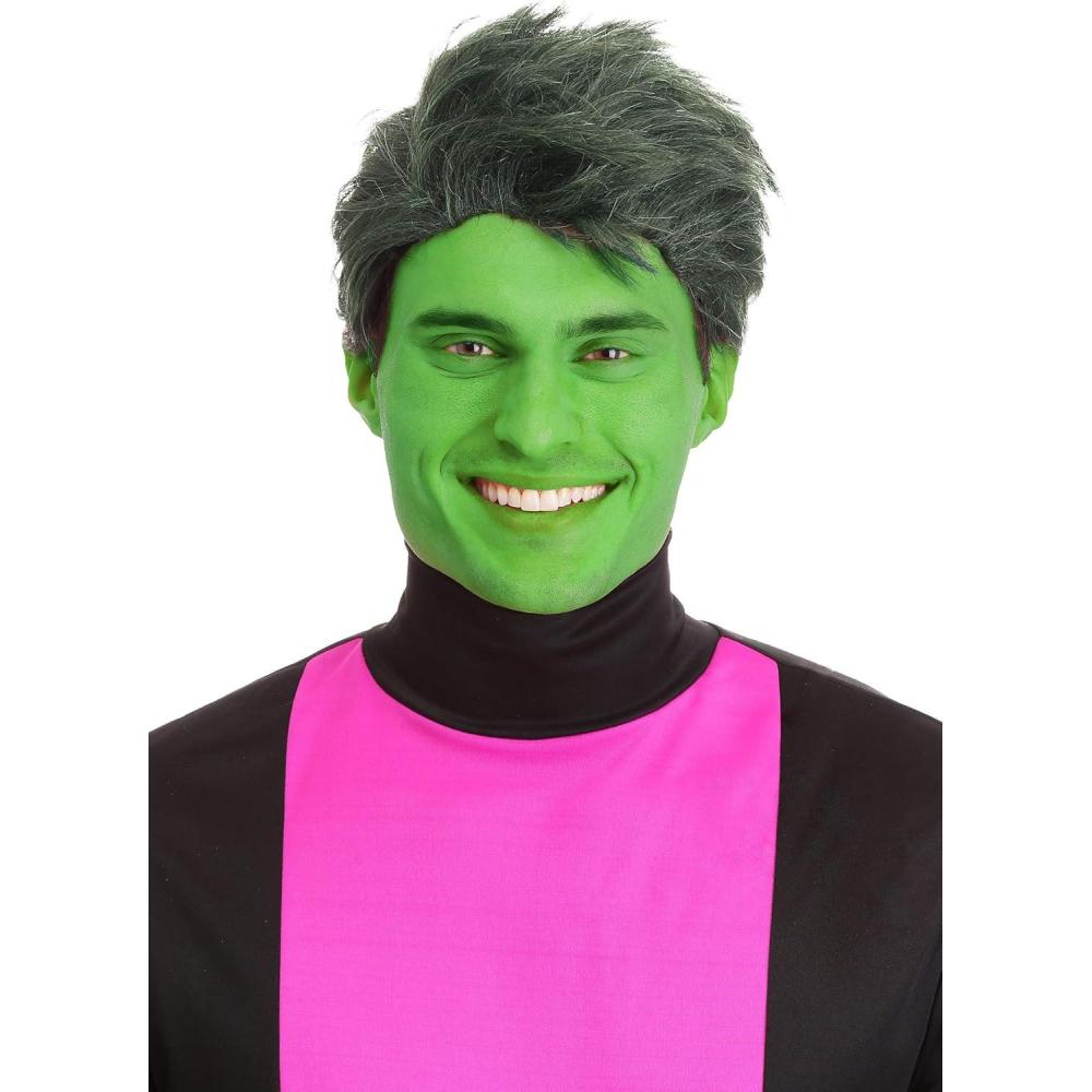 image:imageFun Costumes Green Shapeshifting Superhero Wig Mens StandardStandard