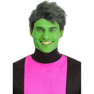 Fun Costumes Green Shapeshifting Superhero Wig Men’s Standard(Standard)