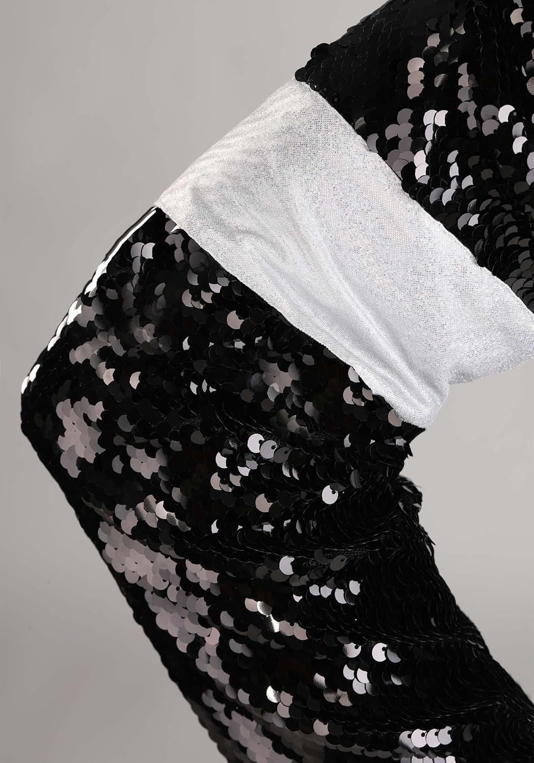 image:imageAdult Michael Jackson Moonwalk Costume Mens King of Pop Billie Jean Outfit Black Jacket Pants Hat 1 White Glove