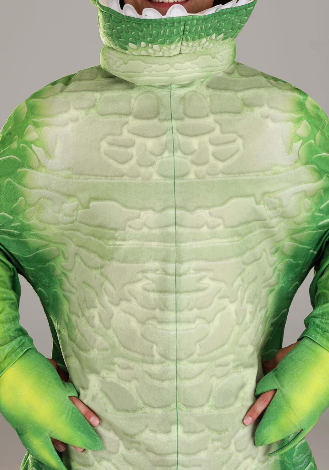 image:imageDeluxe Toy Story Rex Costume for Adults Toy Story Rex Cosplay Green Dinosaur Jumpsuit for Halloween