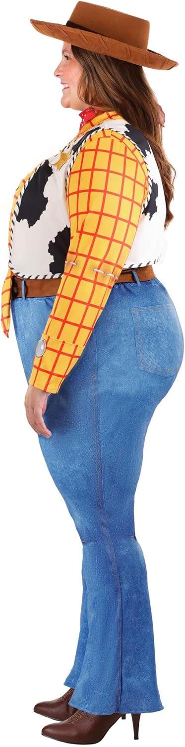 image:imageDisney Pixar Plus Size Toy Story Woody Costume for Women Sheriff Outfit amp Accessories Officially Licensed