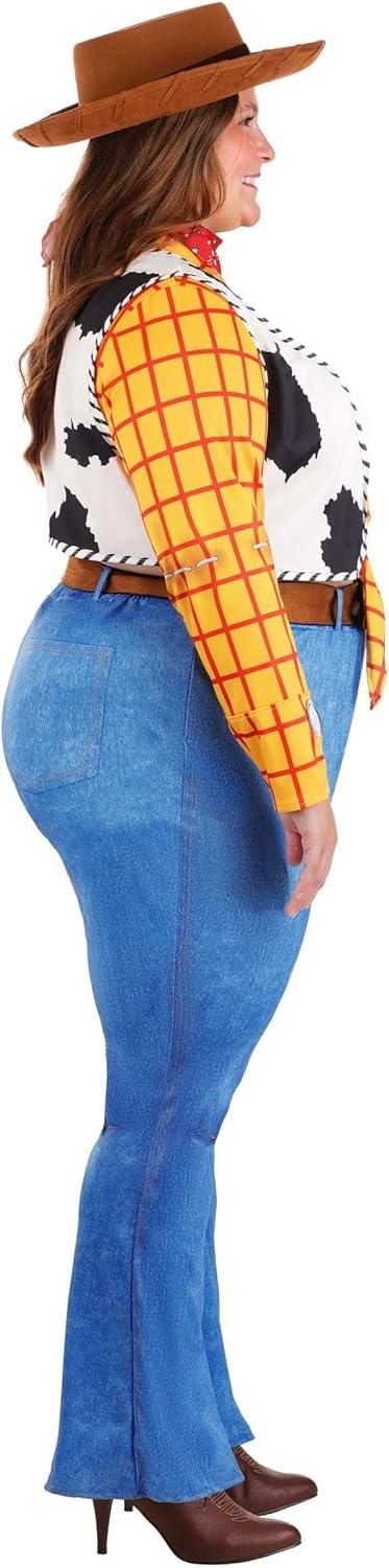 image:imageDisney Pixar Plus Size Toy Story Woody Costume for Women Sheriff Outfit amp Accessories Officially Licensed