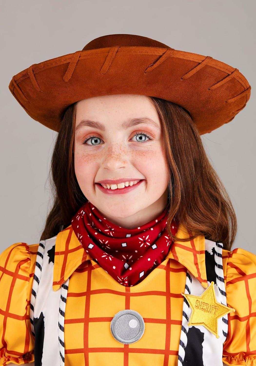 image:imageDisney Toy Story Woody Costume for Girls with Hat Belt Holster Scarf amp Sheriff Badge Officially Licensed