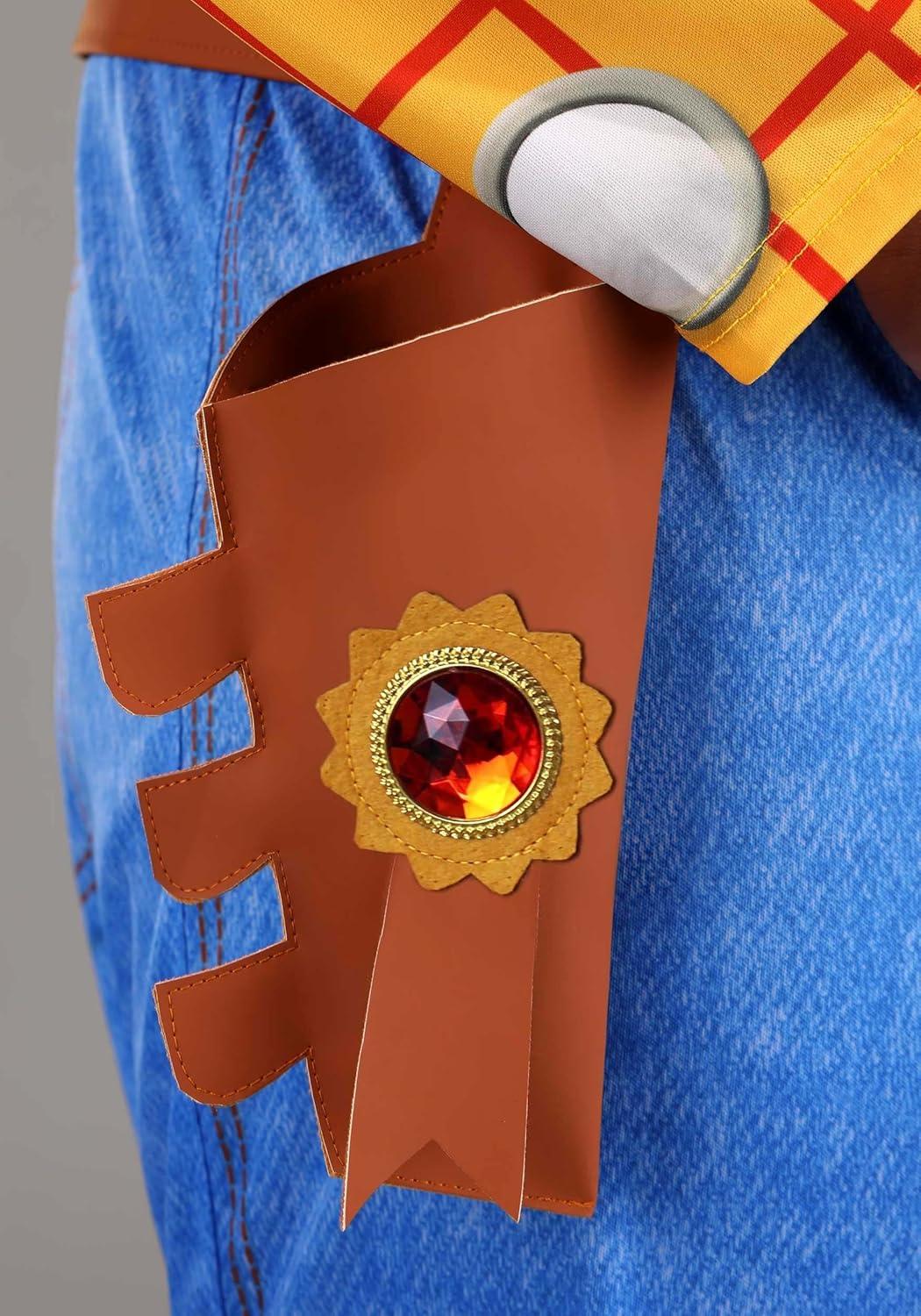 image:imagePlus Size Deluxe Sheriff Woody Costume Adult Disney Pixars Toy Story Cowboy Complete Outfit for Men 2X to 6X
