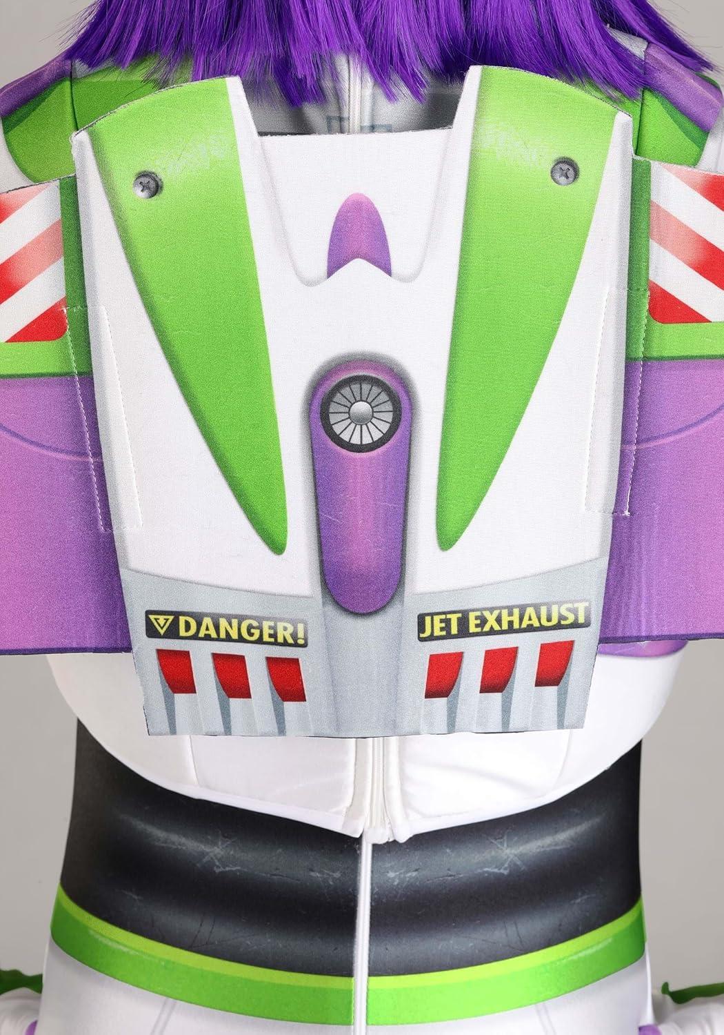 image:imageWomens Plus Size Buzz Lightyear Costume Disney Pixar Toy Story Space Ranger Jumpsuit Chest Wings Gloves