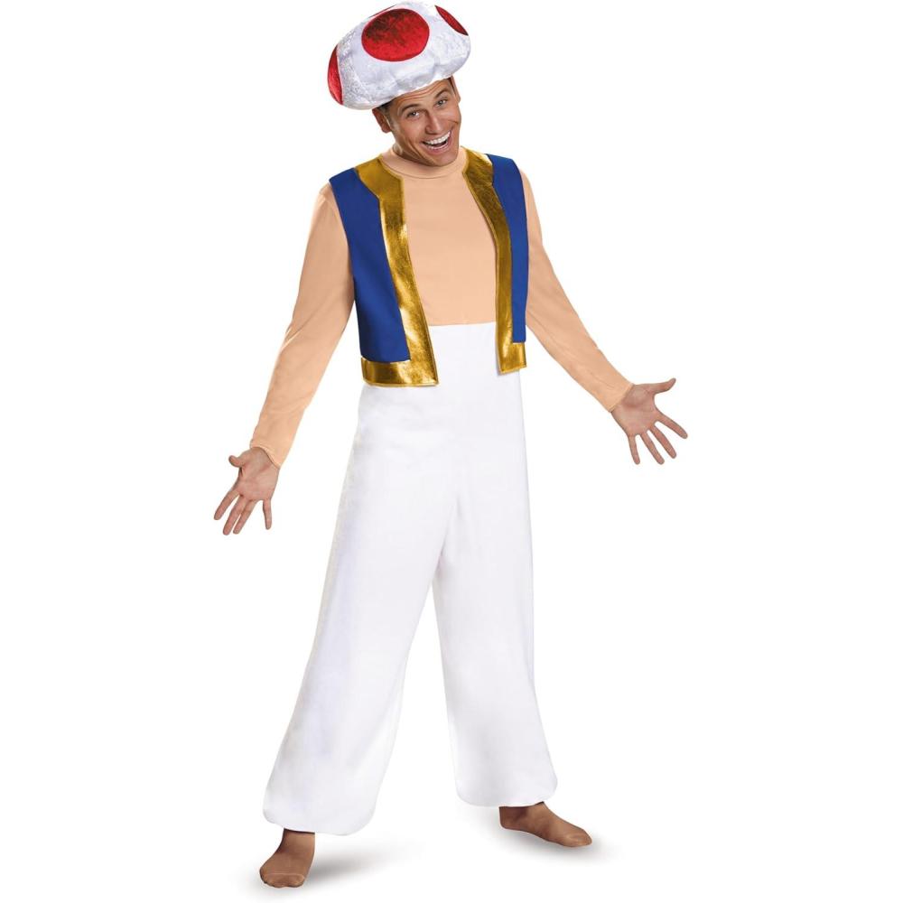 image:imageDisguise Mens Toad Deluxe AdultRed