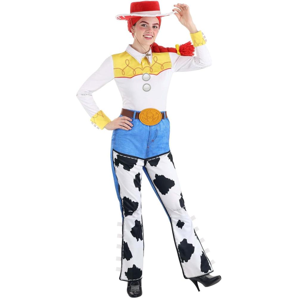 image:imageDisneys Toy Story Jessie Costume for Women Cowgirl Costume with Hat Disney Cosplay for Halloween or DressUp