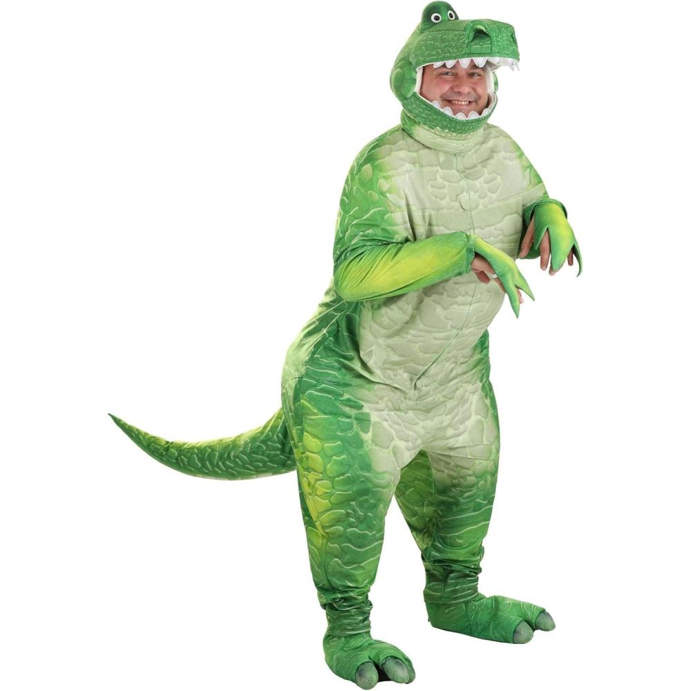 image:imagePlus Size Deluxe Toy Story Rex Costume for Adults