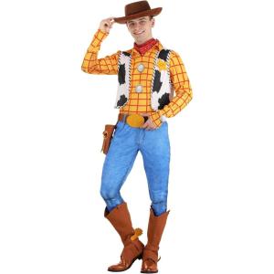 Men’s Disney Deluxe Woody Toy Story Costume – Adult Sheriff Woody Costume For Halloween