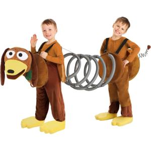 Pixar Toddler Toy Story Slinky Dog Costume, Disney Movie Halloween Costume for Boys and Girls