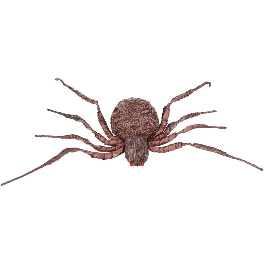 image:imageFun Costumes Brown Spider Grotesque Wall Decoration Bendable Legs Scary Creepy Indoor Halloween Prop DisplayStandard