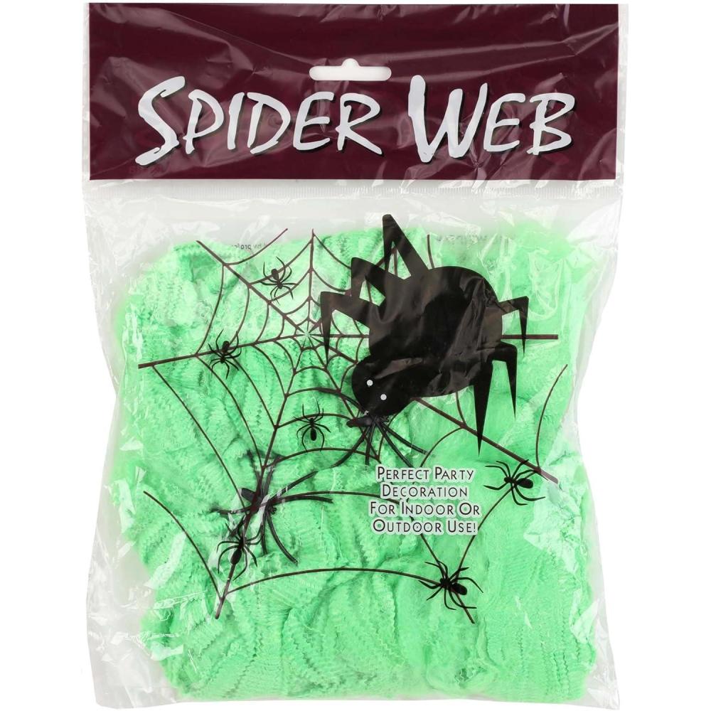 image:imageFun Costumes Green Spider Web Prop StandardStandard