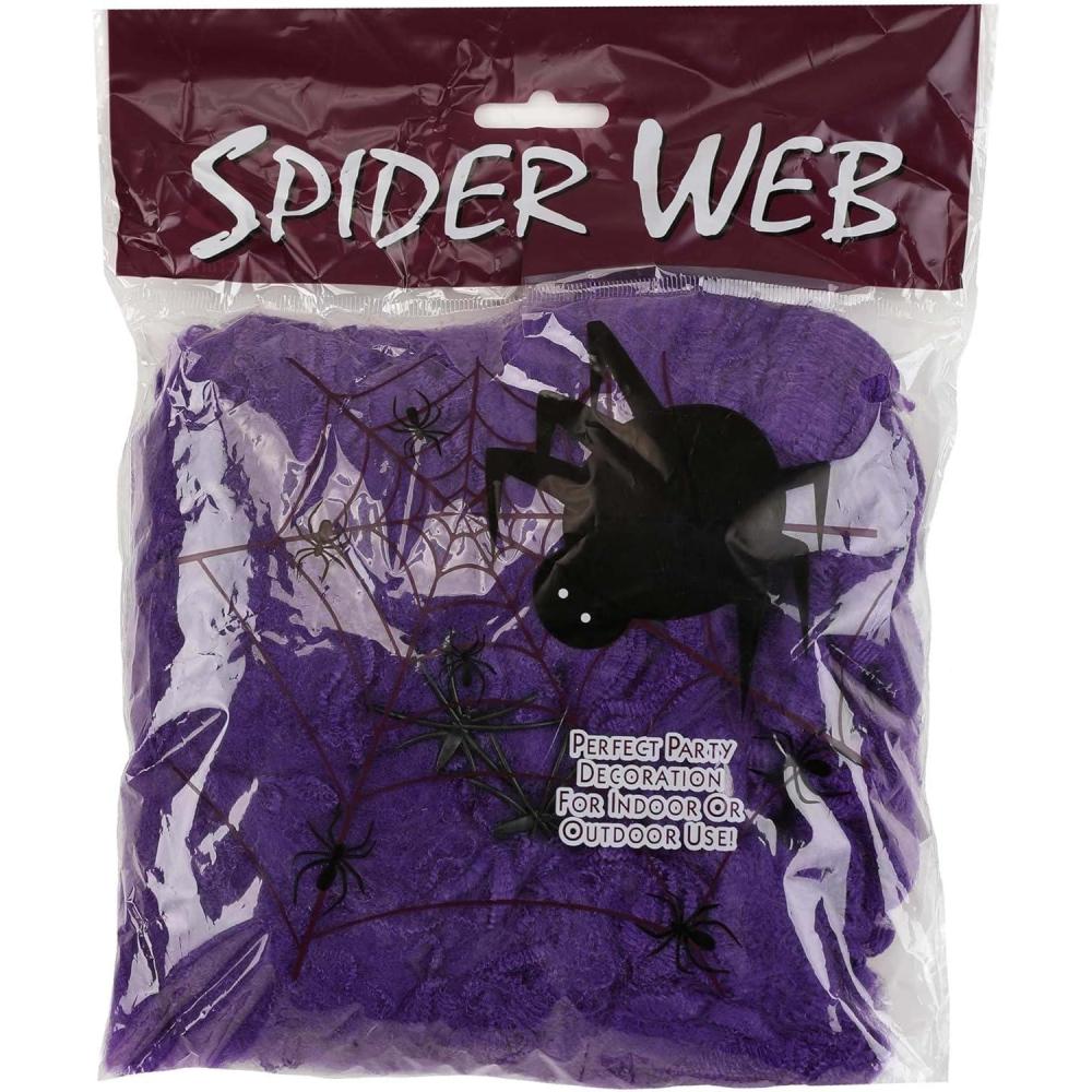 image:imageFun Costumes Purple Spider Web Prop StandardStandard
