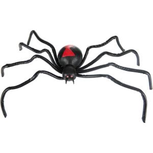 Fun Costumes Black Widow Spider Halloween Decoration Posable Shiny Prop Display(Standard)