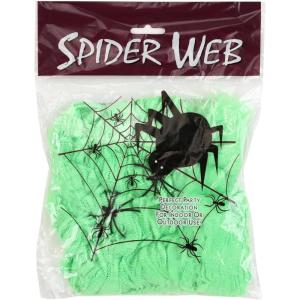 Fun Costumes Green Spider Web Prop Standard(Standard)