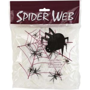Fun Costumes White Spider Web Prop Standard(Standard)