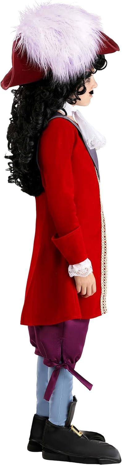 image:imageDisney Boys Deluxe Captain Hook Costume Kids Swashbuckler Pirate Outfit Ideal for Halloween and DressUp