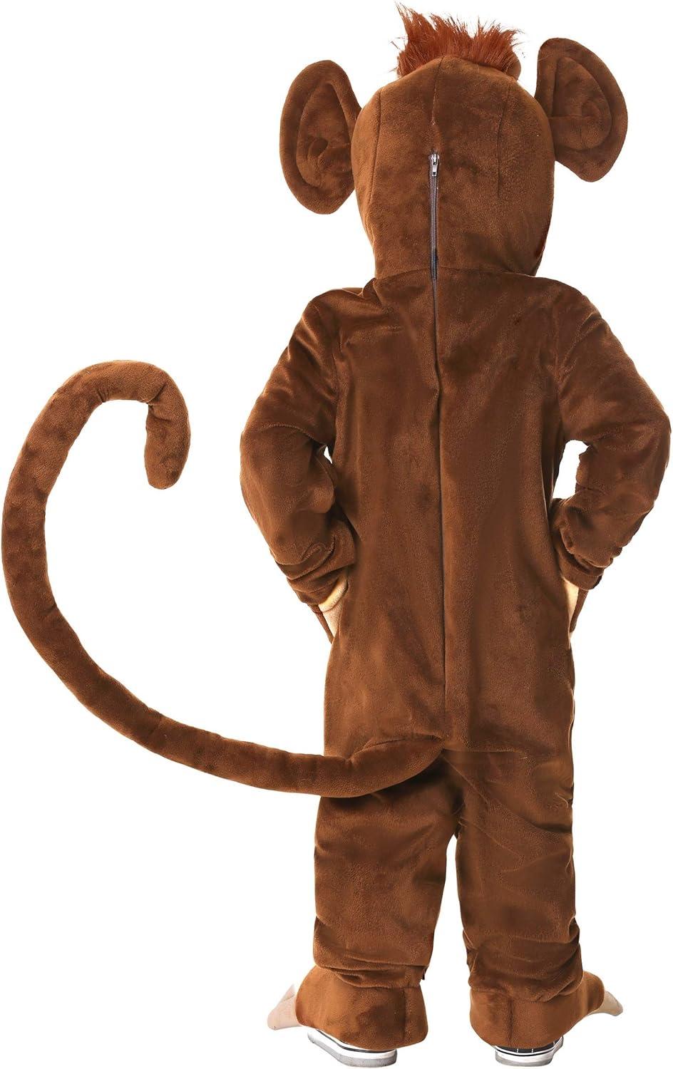 image:imageFun Costumes Toddler Funky Monkey Halloween Costume Baby Dress Up Jumpsuit Outfit With Hood Boot Covers And Gloves