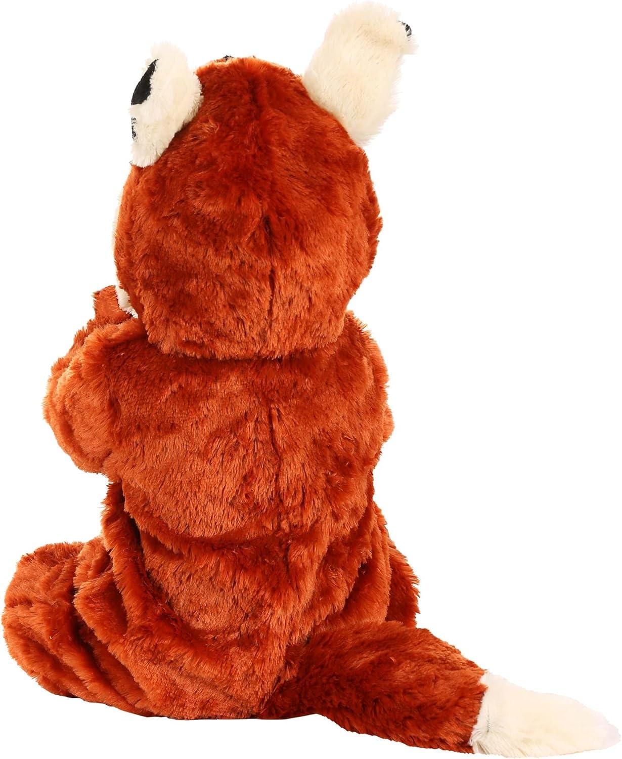 image:imagePlush Fox Infant Costume Jumpsuit with Hood Mitts Foot Covers and Tail