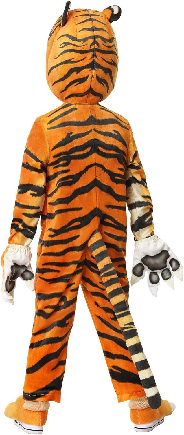 image:imageToddler Realistic Tiger Costume Plush Tiger Outfit