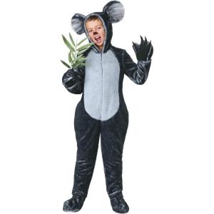 Koala Bear Halloween Costume for Kids | Cosplay Australian Outback Animal Jumpsuit with Hood and Mitts