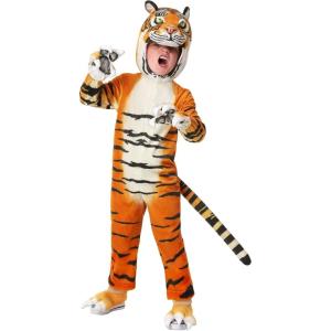 Toddler Realistic Tiger Costume Plush Tiger Outfit