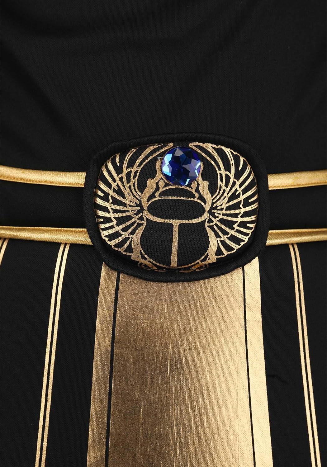 image:imageDeluxe Eye of Horus Pharaoh Costume for Men Ancient Egyptian King Cosplay Outfit for Halloween Party