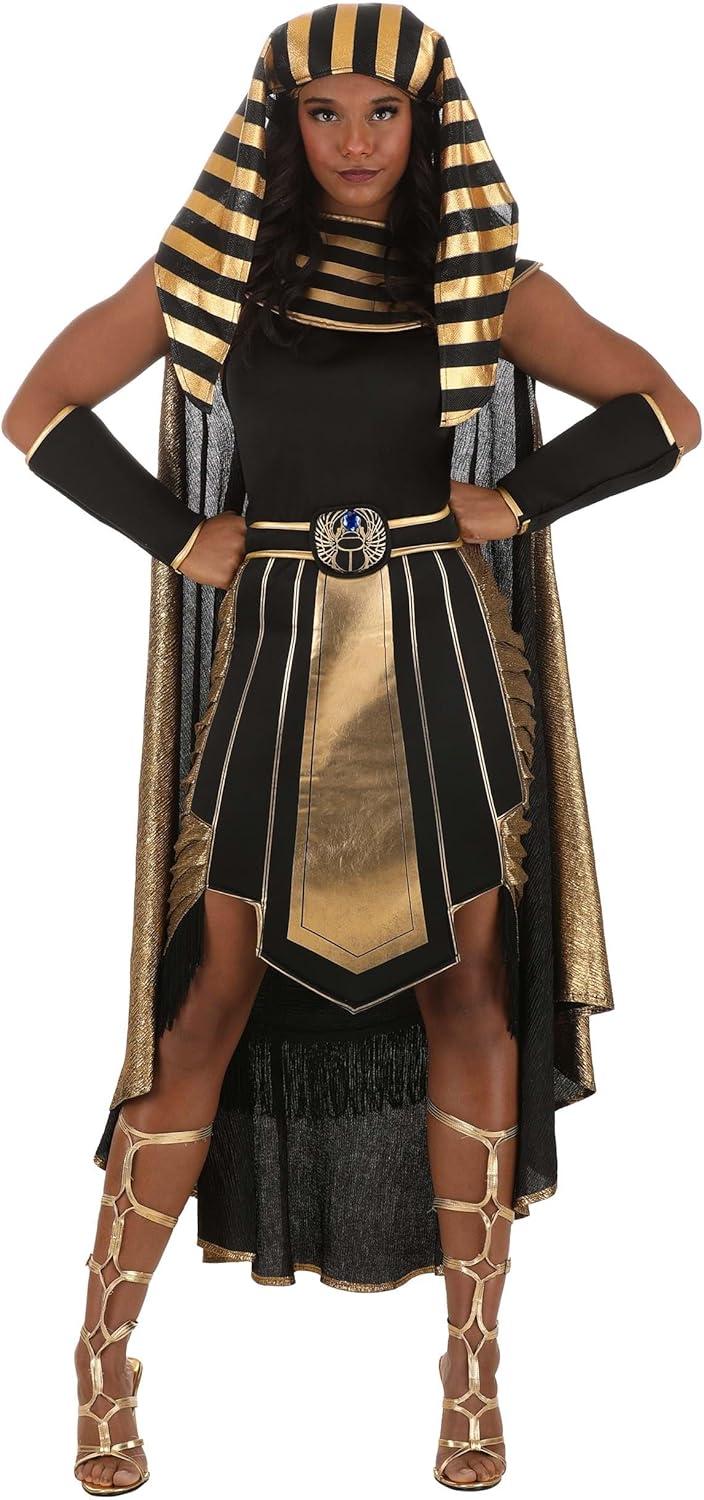 image:imageDeluxe Eye of Horus Pharaoh Costume for Men Ancient Egyptian King Cosplay Outfit for Halloween Party