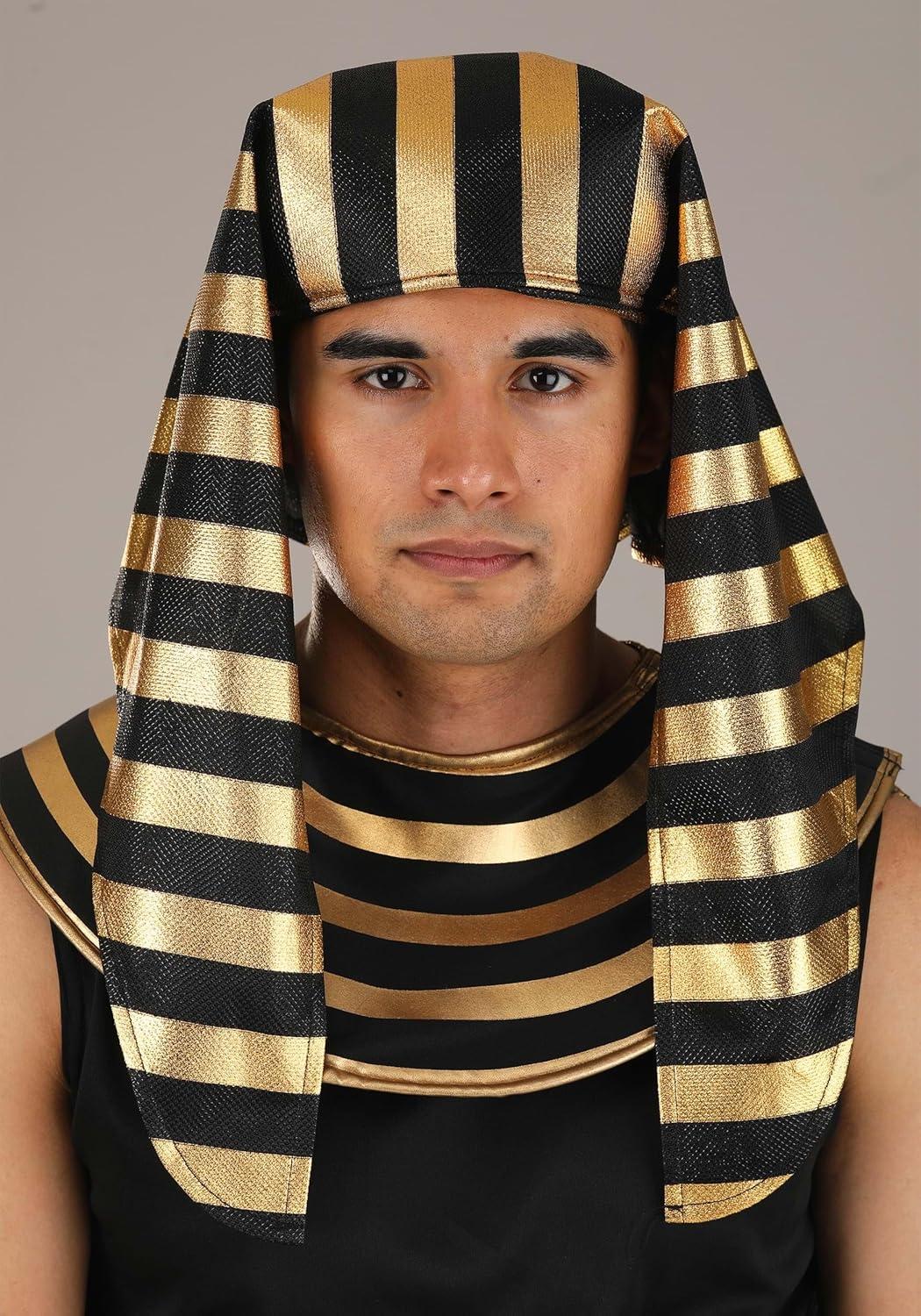 image:imageDeluxe Eye of Horus Pharaoh Costume for Men Ancient Egyptian King Cosplay Outfit for Halloween Party