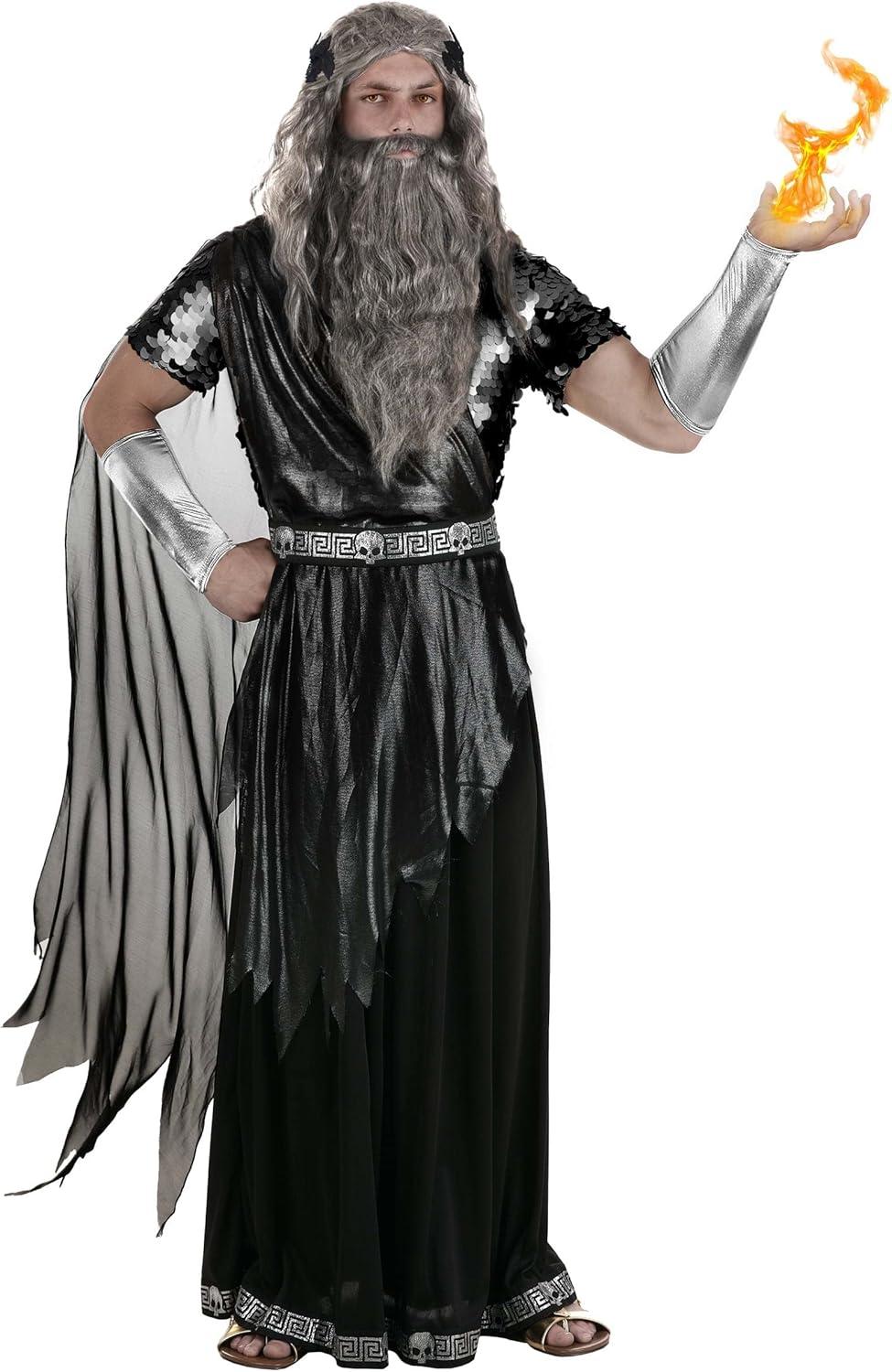image:imageFun Costumes Hades Costume for Men Unleash Your Dark Side with Gothic Style Shirt Skirt amp Accessories